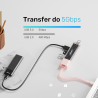 Hub dwukierunkowy USB-C USB-A 4x USB-A beżowy | Unitek H1319APK01