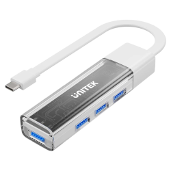 Hub dwukierunkowy USB-C USB-A 4x USB-A biały | Unitek H1319AWH01