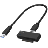 Adapter mostek USB 3.0 do SATA III 2.5/3.5 czarny | Unitek Y-1039