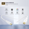 Kabel HDMI 2.0 4K 60Hz biały 7.5m | Unitek C11090AWH01
