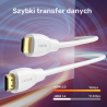 Kabel HDMI 2.0 4K 60Hz biały 7.5m | Unitek C11090AWH01