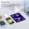 Kabel USB-C - USB-C magnetyczny PD 100W różowy 1m | Unitek