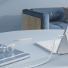 Kabel USB-C - USB-C magnetyczny PD 100W biały 1m | Unitek