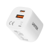 Ładowarka sieciowa GaN USB-C USB-A 33W biała | Unitek