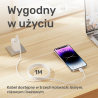 Kabel USB-C - USB-C magnetyczny PD 100W różowy 1m | Unitek