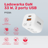Ładowarka sieciowa GaN USB-C USB-A 33W biała | Unitek