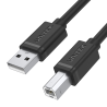 Kabel USB 2.0 do drukarki AM-BM 1m czarny | Unitek