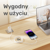 Kabel USB-C - USB-C magnetyczny PD 100W biały 1m | Unitek