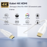 Długi kabel HDMI 1.4 4K 30Hz biały 20m | Unitek C11090AWH01