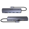Hub 9w1 USB-C HDMI VGA RJ45 SD PD 100W | Unitek D1113A