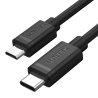 Kabel USB-C - microUSB 1m czarny | Unitek Y-C473BK