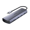 Hub 9w1 USB-C HDMI VGA RJ45 SD PD 100W | Unitek D1113A