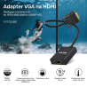 Adapter konwerter VGA do HDMI FullHD 1080p | Unitek