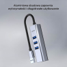 Hub 4w1 USB-C / USB-A Gigabit Ethernet 3xUSB | Unitek Y-3088B