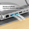 Podstawka pod laptopa z hubem USB-C 4K PD 100W | Unitek D1109B01
