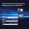 Kabel Ethernet RJ45 LAN Patchcord Cat.8 S/FTP 1m | Unitek