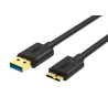 Kabel USB 3.0 - microUSB 3.0 2m do dysku czarny | Unitek