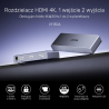 Rozdzielacz Splitter HDMI 1 wejście - 2 wyjścia 4K | Unitek V1130A01-EU