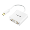 Adapter przejściówka USB-C do DVI FullHD 60Hz | Unitek V1429A01