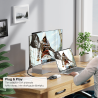 Adapter przejściówka USB-C do DVI FullHD 60Hz | Unitek V1429A01