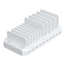 Stacja ładująca 10x USB-A 2.4A 60W biała | Unitek