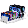 Stacja ładująca 10x USB-A 2.4A 60W biała | Unitek