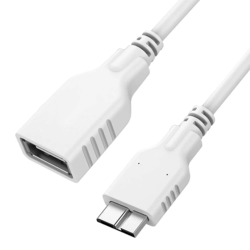 Kabel przewód OTG USB-A 3.0 do microUSB 3.0 20cm | Unitek
