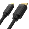Kabel microHDMI - HDMI 2.0 4K 60Hz 2m czarny | Unitek Y-C182