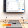 Przełącznik Switch KVM USB 3.0 DisplayPort 8K 60Hz | Unitek