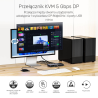 Przełącznik Switch KVM USB 3.0 DisplayPort 8K 60Hz | Unitek