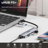Hub USB-C / USB-A 5w1 Czytnik SD MicroSD | Unitek uHUB P5+