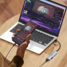 Hub USB-C / USB-A 5w1 Czytnik SD MicroSD | Unitek uHUB P5+
