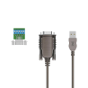 Konwerter adapter USB 2.0 do RS422 RS485 FTDI 1,5m | Unitek