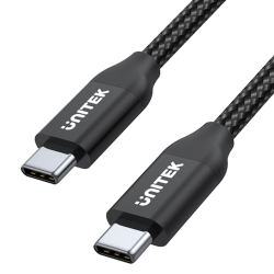 Kabel USB-C - USB-C 2m 100W Power Delivery czarny | Unitek