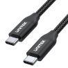 Kabel USB-C - USB-C 2m 100W Power Delivery czarny | Unitek