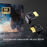 Adapter kątowy HDMI 2.1 8K 90° i 270° 2 szt. | Unitek
