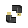 Adapter kątowy płaski HDMI 2.1 8K 90° i 270° 2 szt. | Unitek
