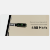 Adapter przejściówka USB-C do Micro USB | Unitek A1050ABK03