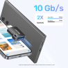 Adapter przejściówka USB-C do USB-A 10Gbps | Unitek A1048ABK01