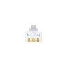 Wtyki modularne RJ45 Cat.6 Pass-Through 100 szt. | Unitek