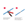 Wtyki modularne RJ45 Cat.6 Pass-Through 100 szt. | Unitek