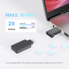 Adapter przejściówka USB-A do USB-C 10Gbps | Unitek A1049ABK01