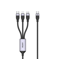 Kabel przewód ładujący USB 3w1 1,5m | Unitek C14101AGY01-1.5M