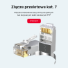 Wtyki modularne RJ45 Cat.7 Pass-Through 50 szt. | Unitek