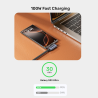 Kabel USB-C do USB-C PD 100W kątowy 90° podwójny 1m | Unitek