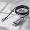 Kabel dwukierunkowy USB-C do DisplayPort 8K 1,5m | Unitek