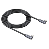 Kabel USB-C do USB-C PD 100W kątowy 90° podwójny 1m | Unitek