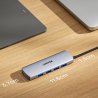 Hub USB-C 4w1 4x USB-A 10Gbps rozdzielacz | Unitek H1112EGY01