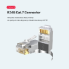 Wtyki złącza modularne RJ45 Cat.7 FTP 50 szt. | Unitek OT1094ATP01