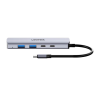 Hub USB-C 4w1 2x USB-A 2x USB-C 10Gbps | Unitek H1112DGY01